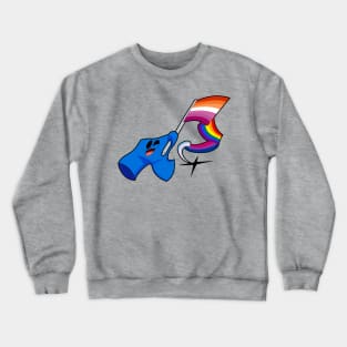 The Never Ending LGBT+ Flag Crewneck Sweatshirt